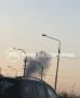 В Белгороде поднимается столб дыма