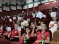 Сегодня на самом большом экране Черноземья в кинотеатре «Радуга» мы показали первый футбольный матч
