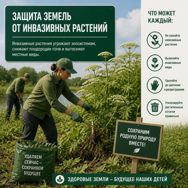 Защита земель от инвазивных растений