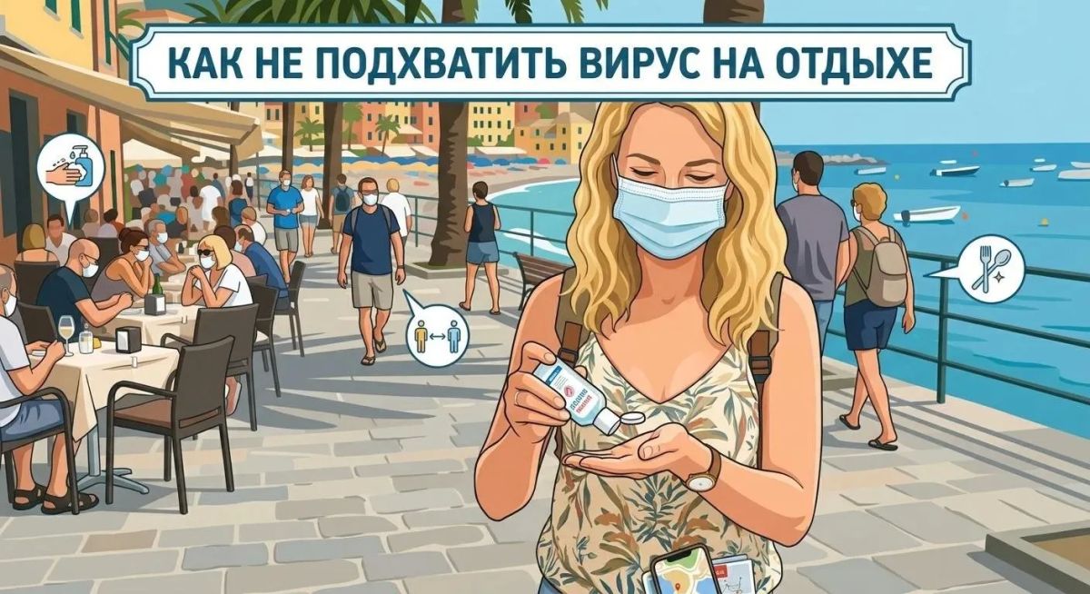 Как не подхватить вирус на отдыхе: памятка от Роспотребнадзора