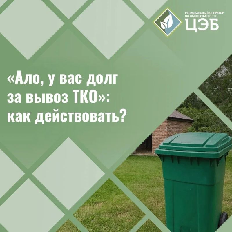 «Алло, у вас долг за вывоз ТКО»: как действовать?