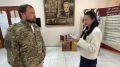Юрий Котенок: Русский воин отвечает на вопросы китайского ТВ после голосования в Белгороде и благодарит своих боевых товарищей за то, что, защищая Родину с оружием в руках, они дали возможность участвовать в выборах: «Дай...