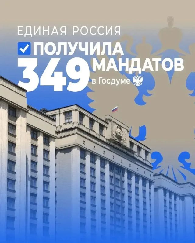 Юрий Клепиков: Подведены окончательные итоги выборов депутатов Государственной Думы Федерального Собрания Российской Федерации IX созыва!
