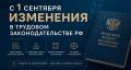 Шесть изменений в трудовом законодательстве с 1 сентября 2026 года