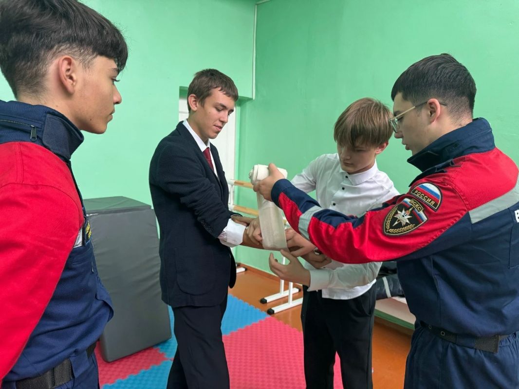 Первые готовы оказать первую помощь!