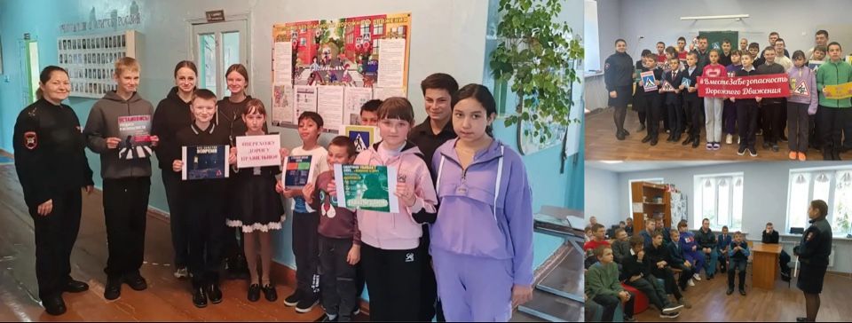 В Белгородской области автоинспекторы помогли школьникам закрепить знания ПДД при помощи «уголков безопасности»