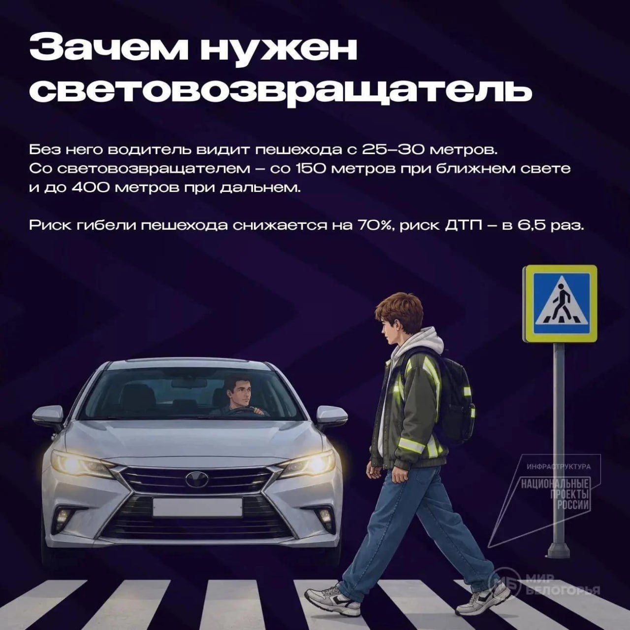 Зачем нужны световозвращающие элементы и как их правильно носить?