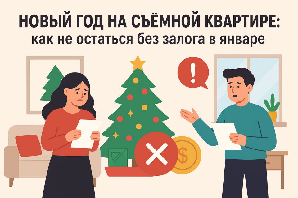 Как пережить Новый год в арендуемой квартире и не потерять залог