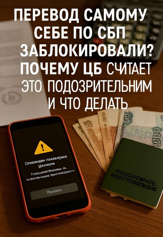 Почему блокировка переводов между своими счетами может вызвать недоумение
